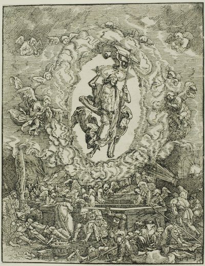 Krisztus feltámadása alkotó: Albrecht Altdorfer