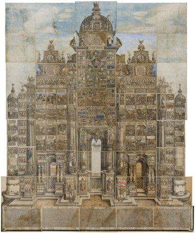 Maximilian I. császár diadalíve alkotó: Albrecht Altdorfer
