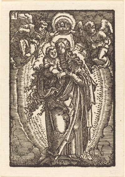 A Szűz, mint a mennyek királynője alkotó: Albrecht Altdorfer