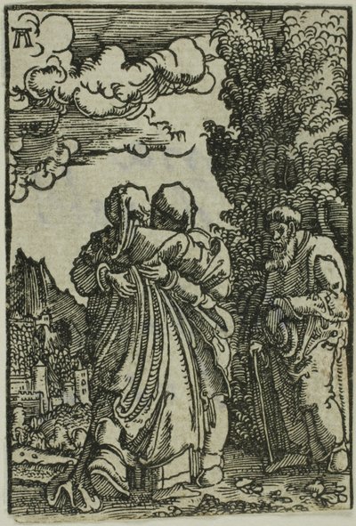 A látogatás, Az ember bukásából és megváltásából alkotó: Albrecht Altdorfer