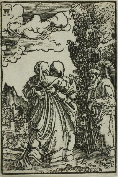 A látogatás, Az ember bukásából és megváltásából alkotó: Albrecht Altdorfer