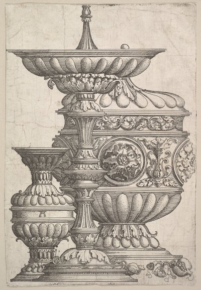 Három elegáns hajó fehér alapon, kb. 1525. alkotó: Albrecht Altdorfer