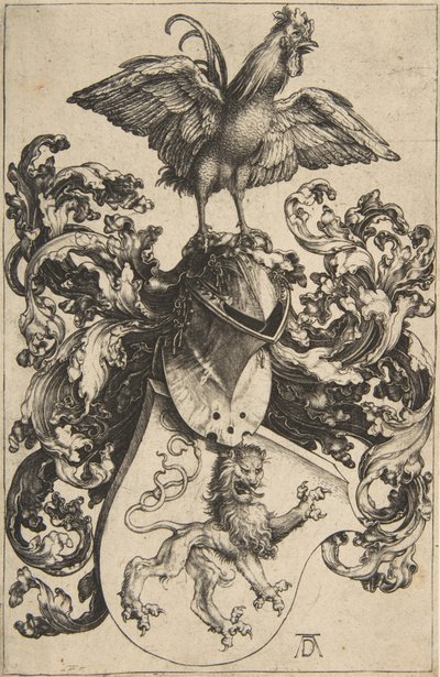 37 címer oroszlánnal és kakassal alkotó: Albrecht Dürer