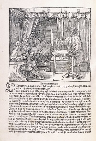 Rajzkerettel portrét rajzoló rajzoló, 1525 alkotó: Albrecht Dürer