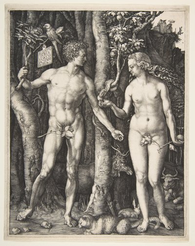 Ádám és Éva, 1504 alkotó: Albrecht Dürer