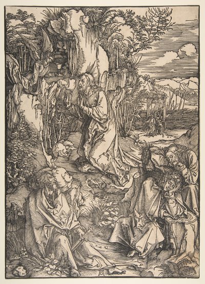 Agónia a kertben.n.d. alkotó: Albrecht Dürer