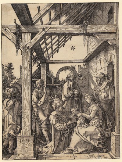 A királyok imádása alkotó: Albrecht Dürer