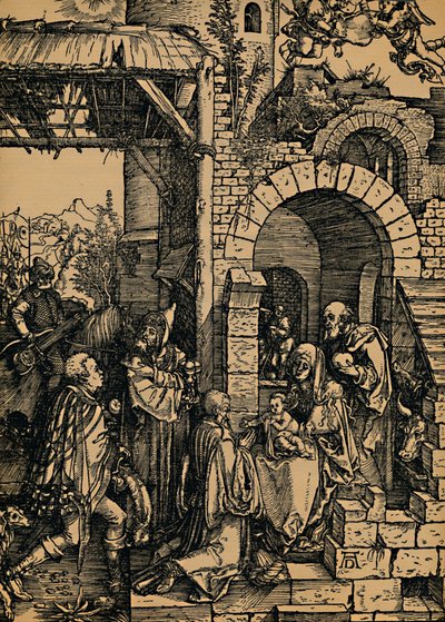 Királyimádás, Királyimádás, 1503-1504. alkotó: Albrecht Dürer