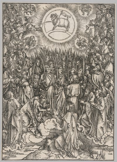 Apokalipszis: A Bárány imádása – A kiválasztottak himnusza alkotó: Albrecht Dürer