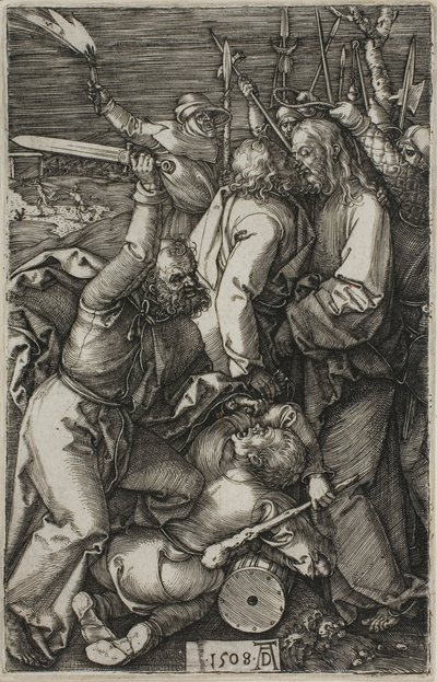 Krisztus árulása, A bevésett szenvedésből alkotó: Albrecht Dürer