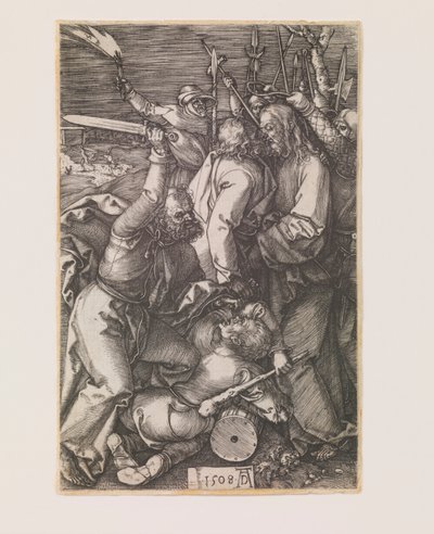 Krisztus árulása, a „Bevésett szenvedély” sorozatból alkotó: Albrecht Dürer