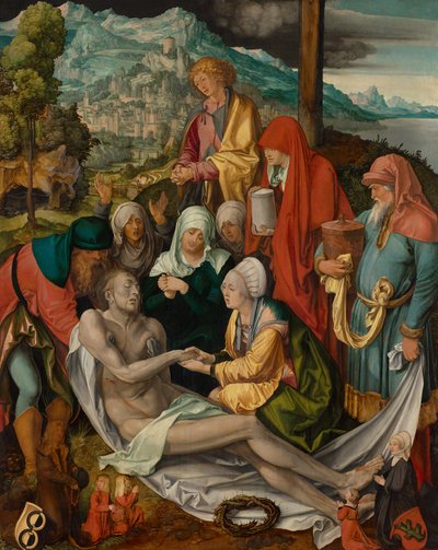 Krisztus siratása („Glimsche siratása”) alkotó: Albrecht Dürer