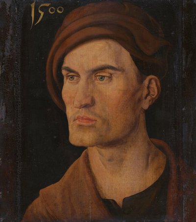 Egy fiatal férfi arcképe alkotó: Albrecht Dürer