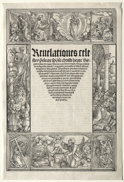 Határ – Krisztus keresztségével alkotó: Albrecht Dürer