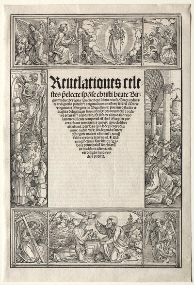 Határ – Krisztus keresztségével. alkotó: Albrecht Dürer