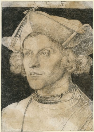 Egy fiatal férfi mellkép alkotó: Albrecht Dürer