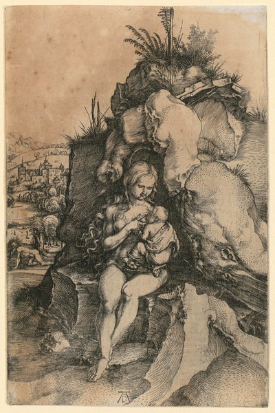 Aranyszájú Szent János bűnbánata alkotó: Albrecht Dürer