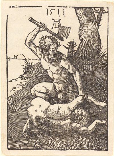 Káin megöli Ábelt alkotó: Albrecht Dürer