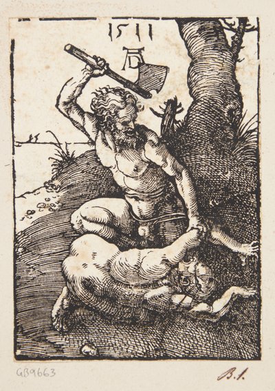 Káin megöli Ábelt alkotó: Albrecht Dürer