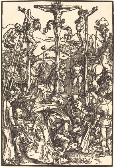 Kálvária a három kereszttel alkotó: Albrecht Dürer