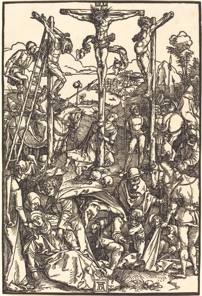 Kálvária a három kereszttel alkotó: Albrecht Dürer