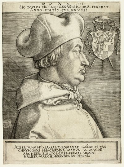 Brandenburgi Albrecht bíboros (A nagy bíboros) alkotó: Albrecht Dürer