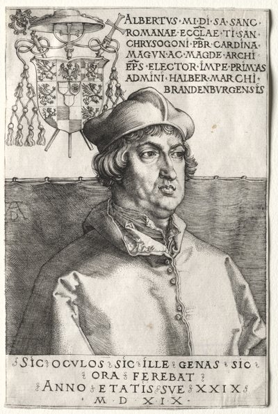 Albrecht brandenburgi bíboros – A kis tábla alkotó: Albrecht Dürer