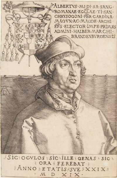 Brandenburgi Albrecht bíboros; vagy A kis bíboros alkotó: Albrecht Dürer