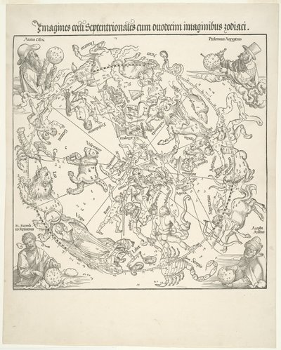 Az északi égbolt égi térképe alkotó: Albrecht Dürer