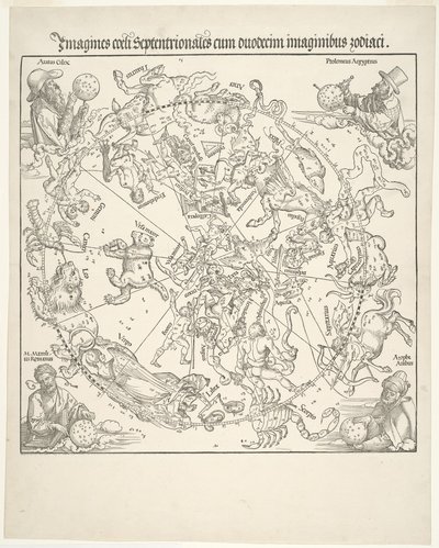 Az északi égbolt égi térképe alkotó: Albrecht Dürer