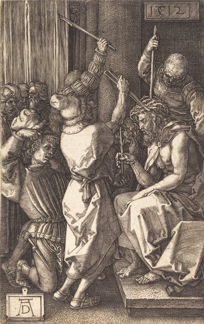 A tövisekkel megkoronázott Krisztus, 1512. alkotó: Albrecht Dürer