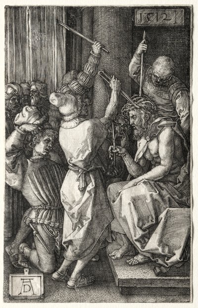 A tövisekkel megkoronázott Krisztus, 1512. alkotó: Albrecht Dürer
