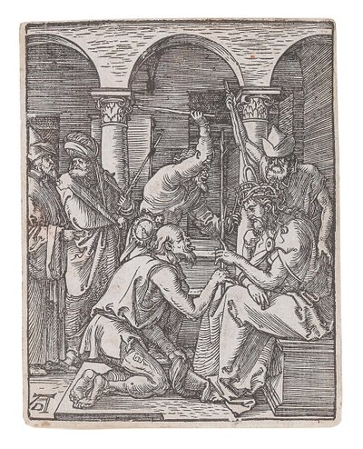 A tövisekkel megkoronázott Krisztus, A kis szenvedély című sorozatból, kb. 1509-1511. alkotó: Albrecht Dürer