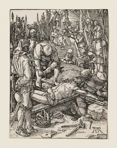 A keresztre feszített Krisztus alkotó: Albrecht Dürer