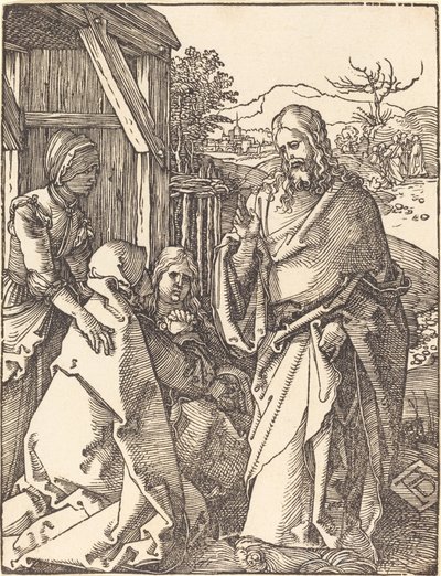 Krisztus búcsút vesz az anyjától alkotó: Albrecht Dürer