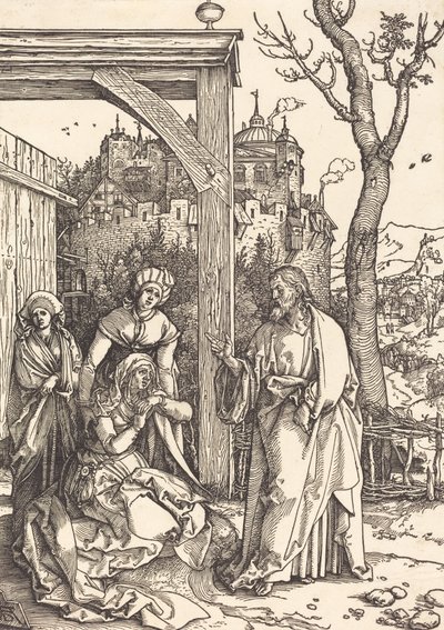 Krisztus búcsút vesz anyjától, c. 15041505. alkotó: Albrecht Dürer