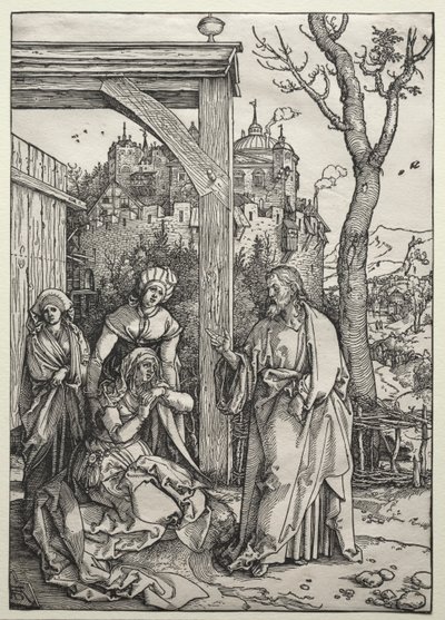 Krisztus búcsút vesz édesanyjától alkotó: Albrecht Dürer