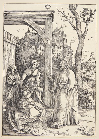 Krisztus búcsút vesz édesanyjától alkotó: Albrecht Dürer