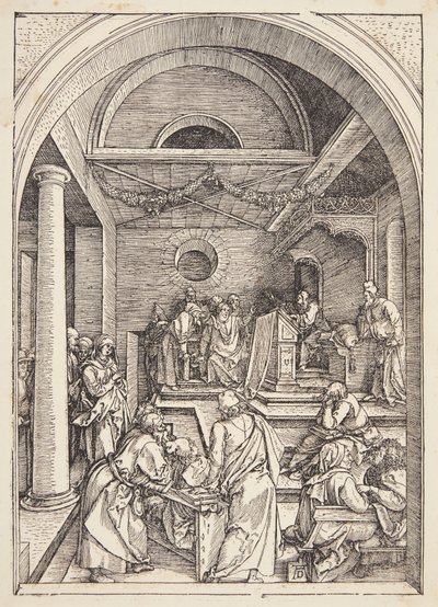 Krisztus az orvosok között alkotó: Albrecht Dürer