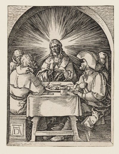 Krisztus Emmausban alkotó: Albrecht Dürer
