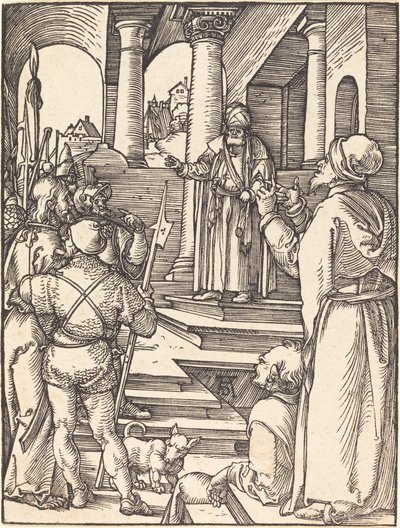 Krisztus Pilátus előtt alkotó: Albrecht Dürer