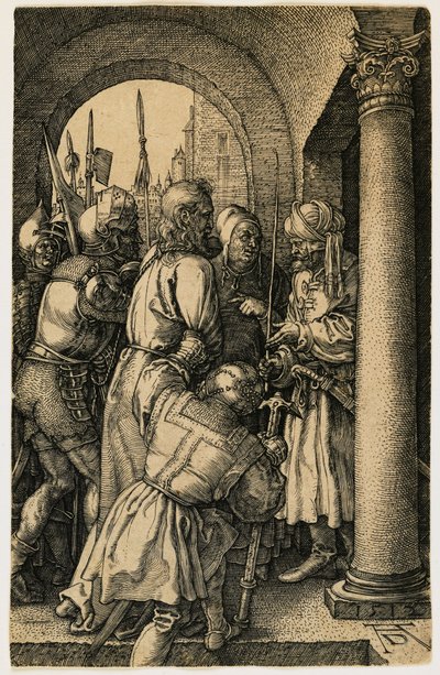 Krisztus Pilátus előtt alkotó: Albrecht Dürer