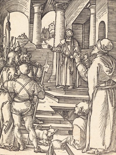 Krisztus Pilátus előtt, valószínűleg c. 15091510. alkotó: Albrecht Dürer