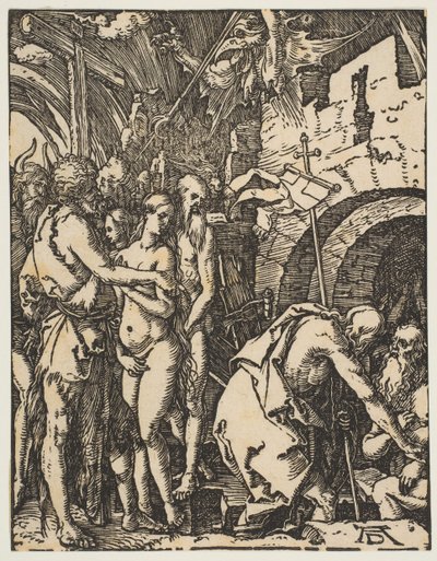 Christ in Limbo, A kis szenvedésből, kb. 1509. alkotó: Albrecht Dürer