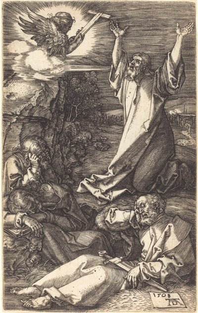Krisztus az Olajfák hegyén alkotó: Albrecht Dürer