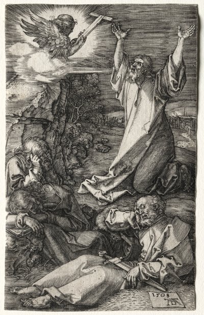 Krisztus az Olajfák hegyén alkotó: Albrecht Dürer