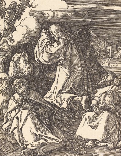 Krisztus az Olajfák hegyén, valószínűleg c. 15091510. alkotó: Albrecht Dürer