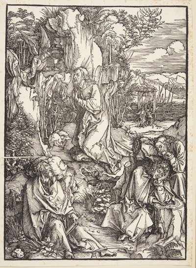 Krisztus az olajbogyók hegyén alkotó: Albrecht Dürer