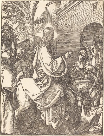 Krisztus belépése Jeruzsálembe alkotó: Albrecht Dürer