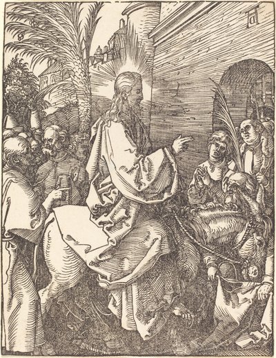 Krisztus bevonulása Jeruzsálembe alkotó: Albrecht Dürer